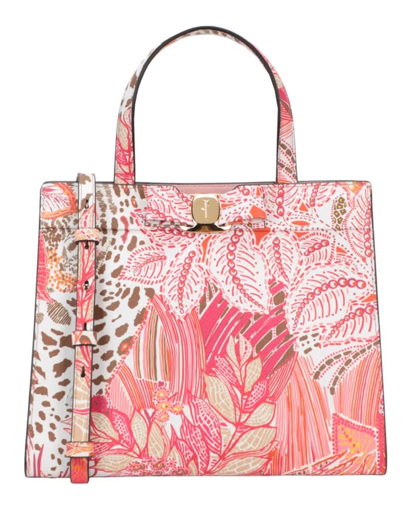 Ferragamo Vara Bow Top Handle Multi