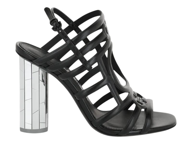 Ferragamo Florenza Slingback Heel Sandals Black (Women's)