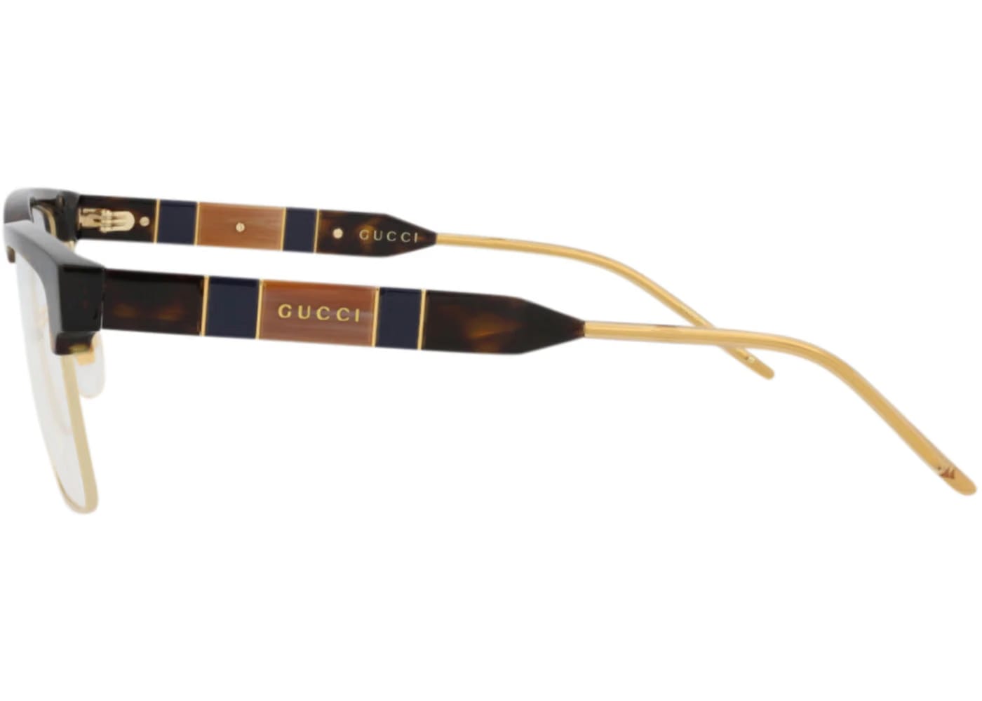 Gucci Square-Frame Acetate Optical Frames Havana Havana Transparent (GG0605O-30008100-002)