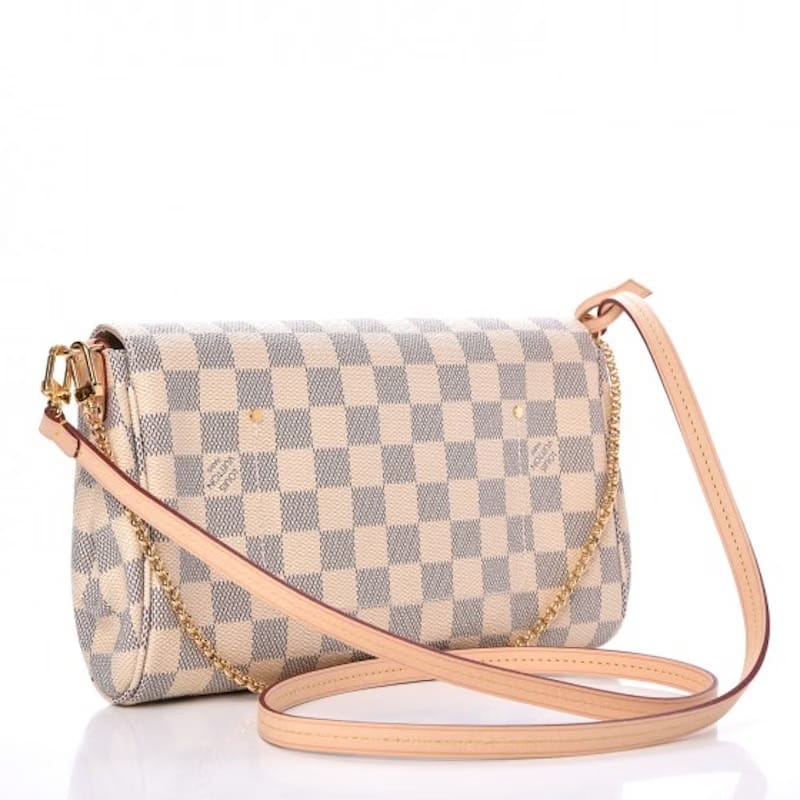 Louis Vuitton Favorite Damier Azur MM White/Blue