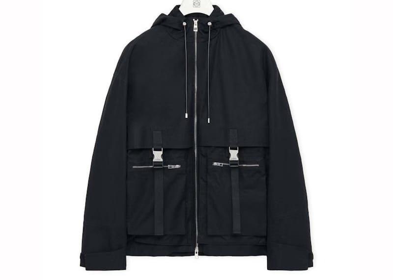 LOEWE Cotton Parka Black