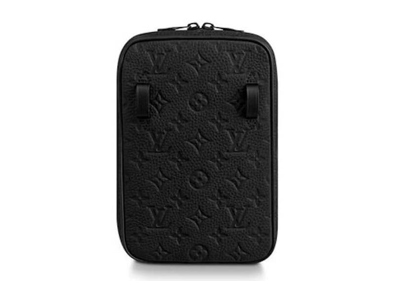 Louis Vuitton Utility Side Bag Monogram Absolute Black