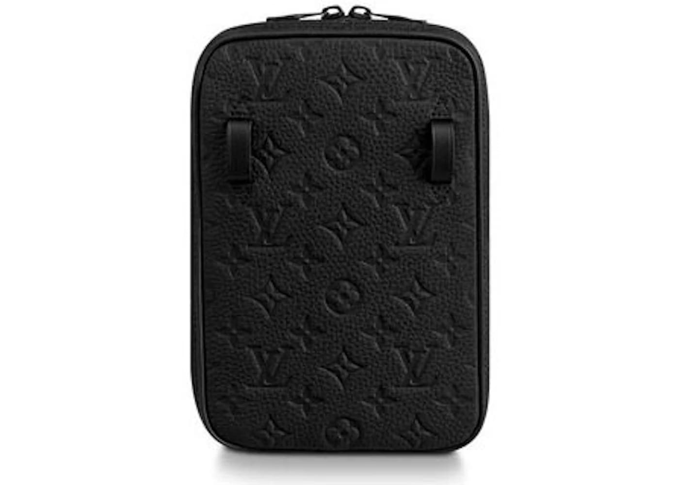 Louis Vuitton Utility Side Bag Monogram Absolute Black