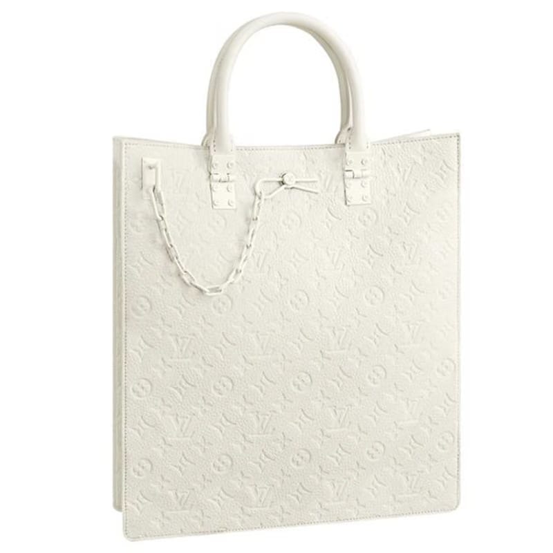 Louis Vuitton Sac Plat Monogram White