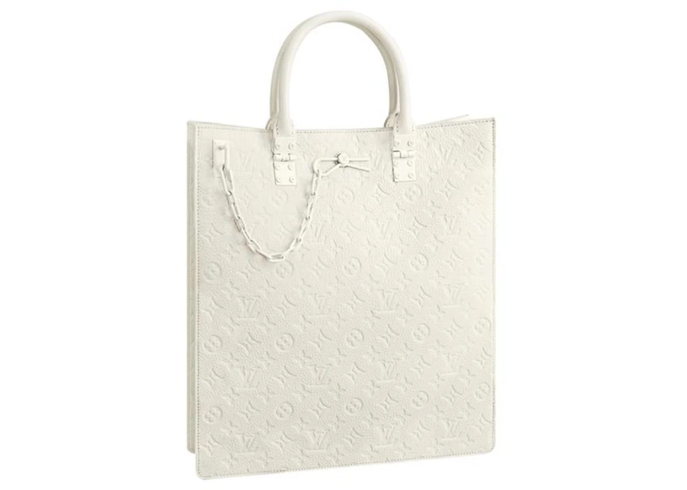 Louis Vuitton Sac Plat Monogram White