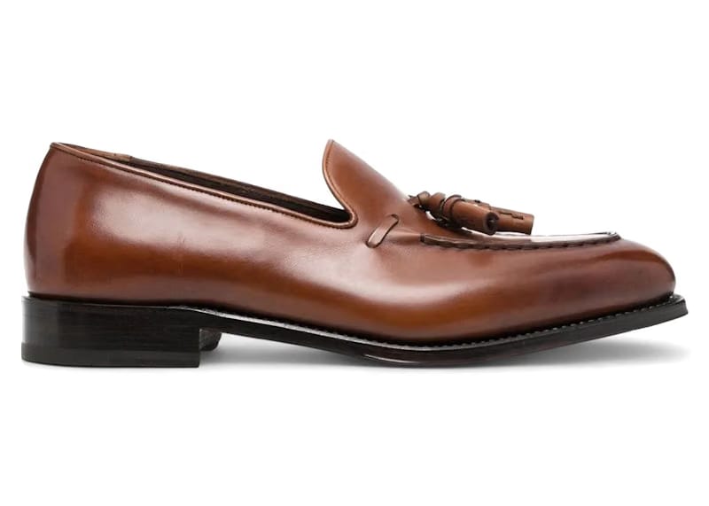 Ferragamo Tassel Slip-On Brown