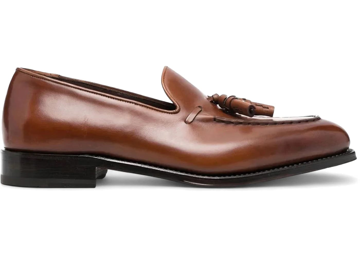 Ferragamo Tassel Slip-On Brown