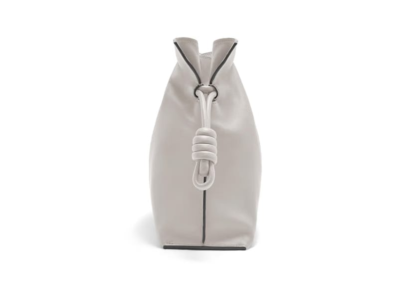 LOEWE Flamenco Clutch In Nappa Calfskin Ghost