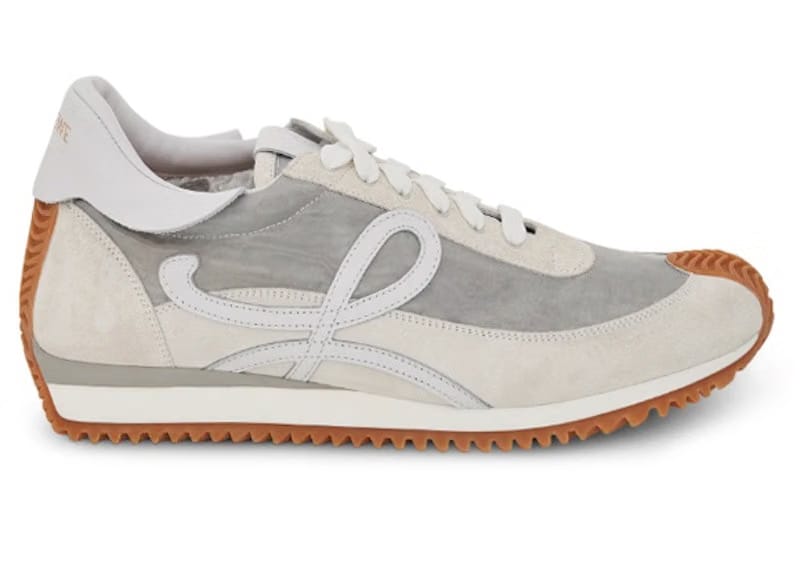 Loewe Flow Runner Low Silver White
