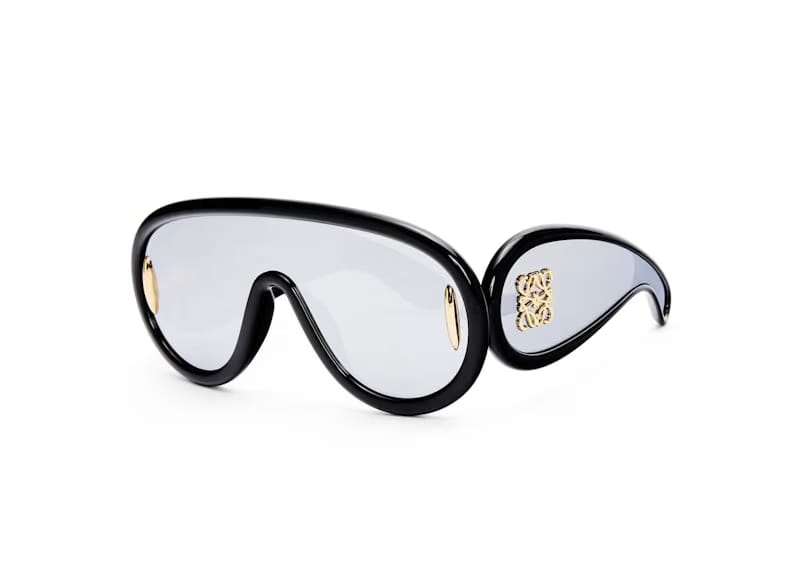 LOEWE Wave Mask Sunglasses (INTL. FIT) Black