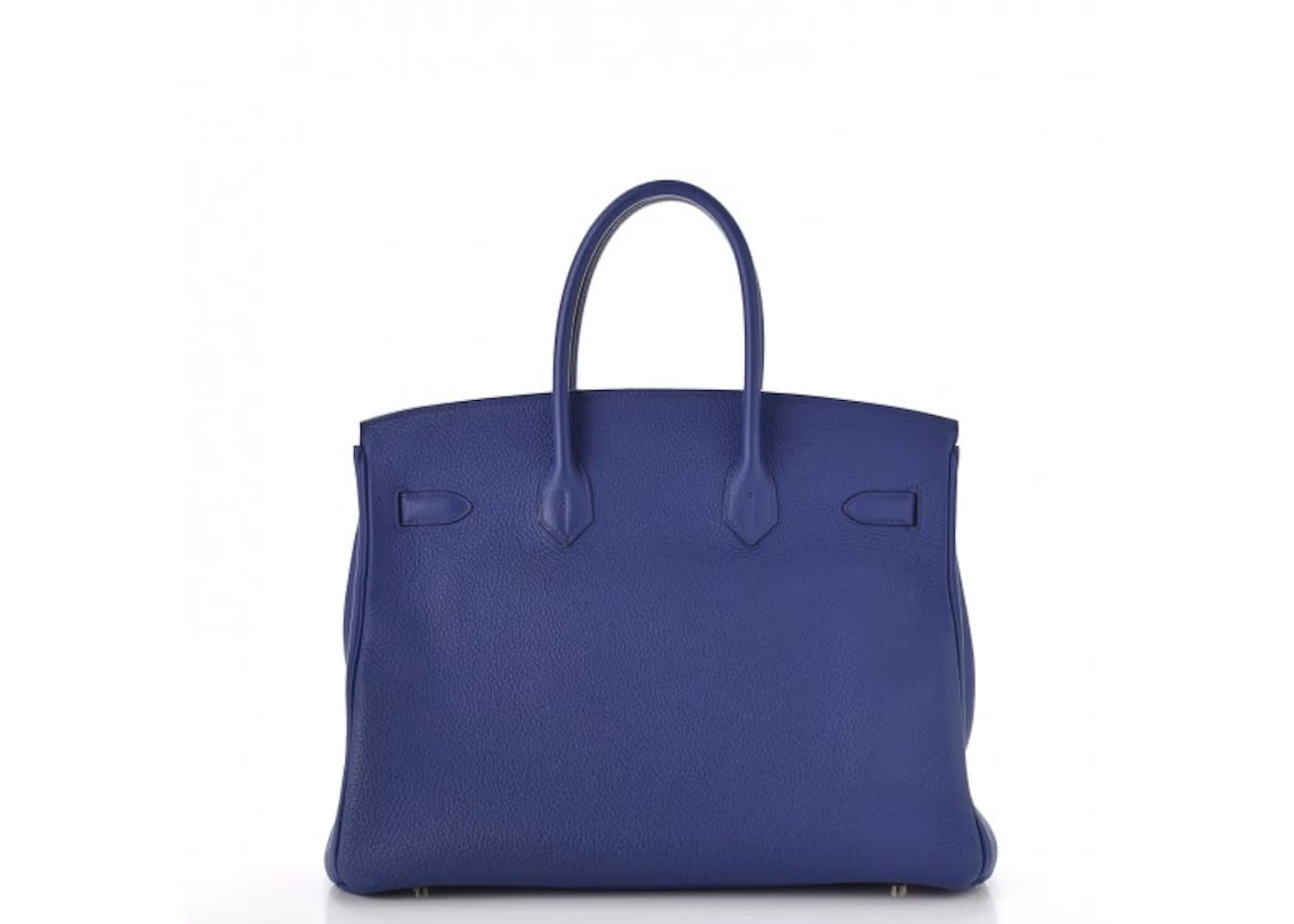 Hermes Birkin Togo 35 Gold-tone Bleu Electrique