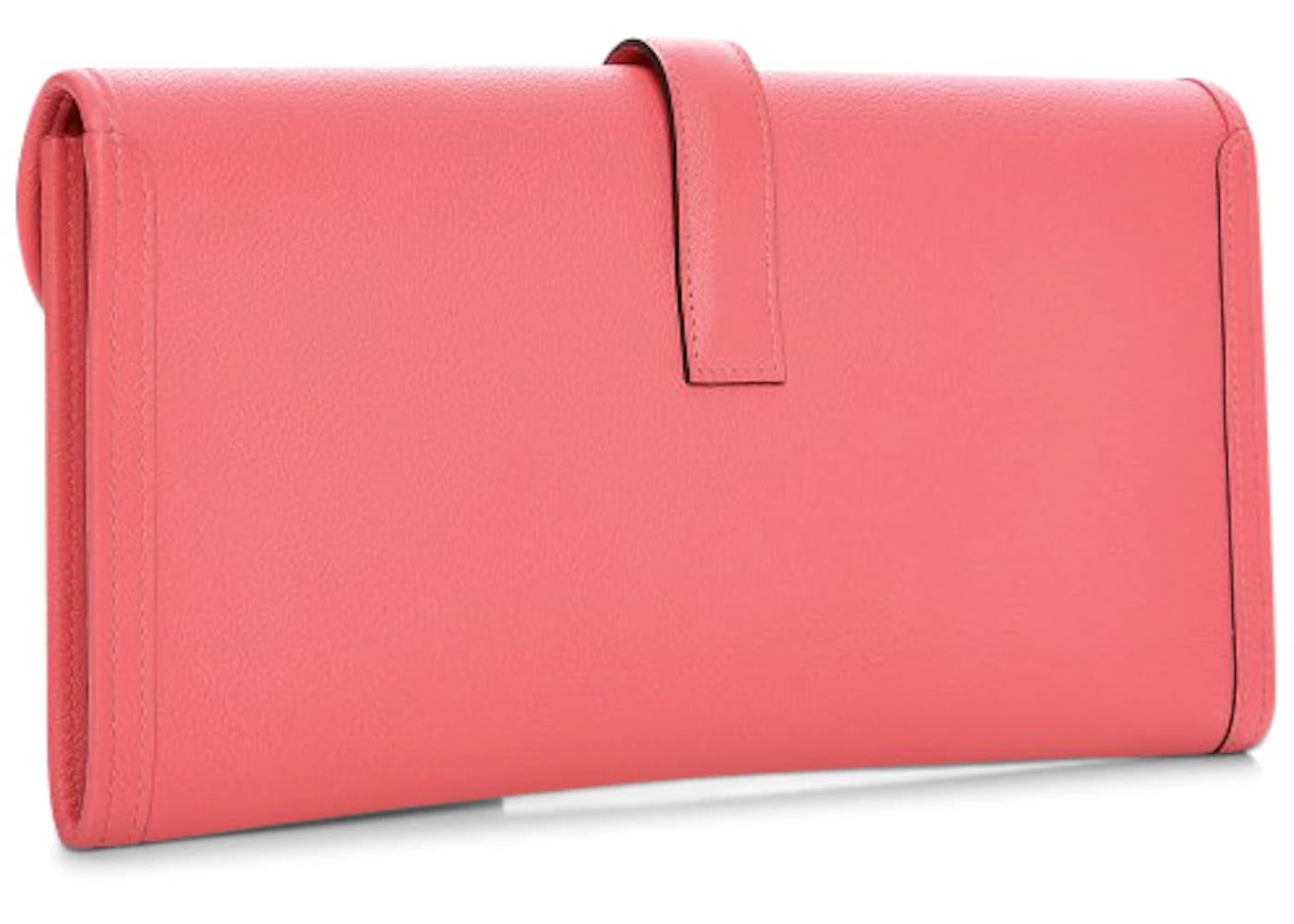 Hermes Jige Elan Clutch Evercolor 29 Rose Azalee