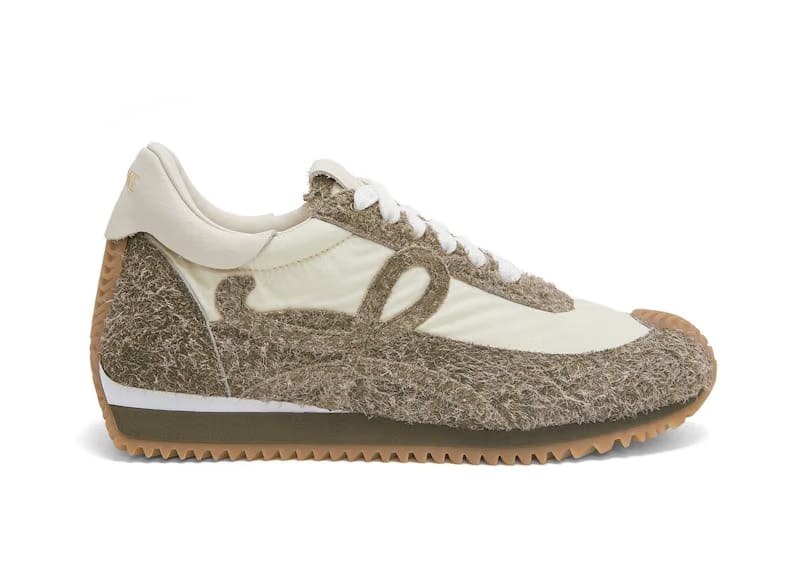 Loewe Flow Runner Khaki Green Canvas