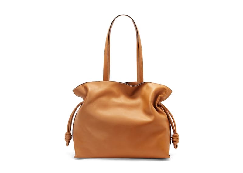 LOEWE Large Flamenco Clutch In Nappa Calfskin Warm Desert