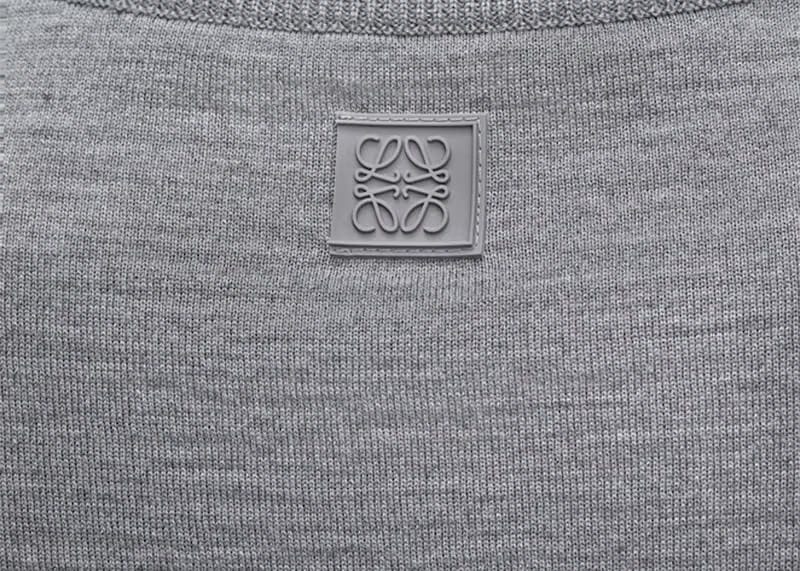 LOEWE Trapeze Vest in Wool Grey