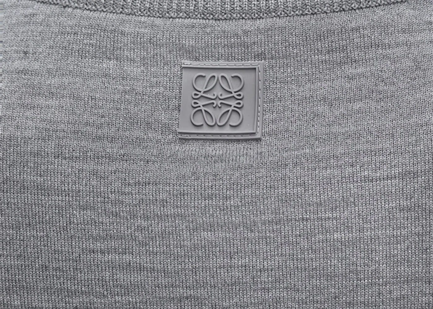 LOEWE Trapeze Vest in Wool Grey