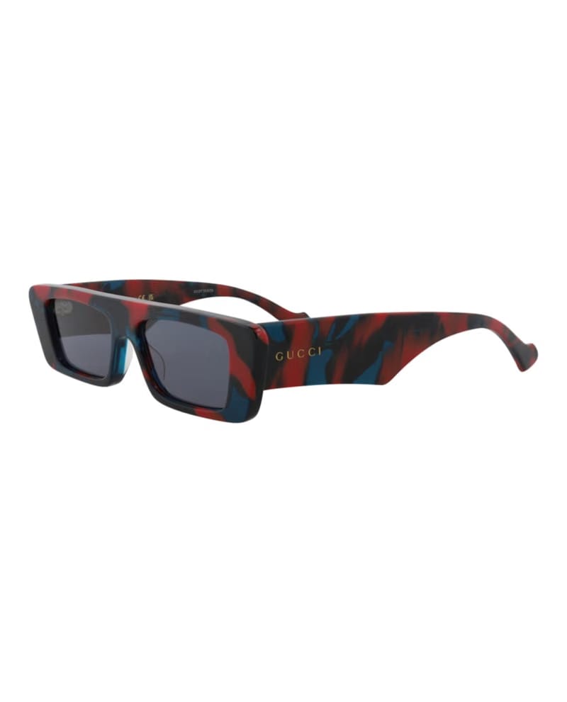 Gucci Square Rectangle Sunglasses Havana/Havana/Blue (GG1331S-30013890-007)