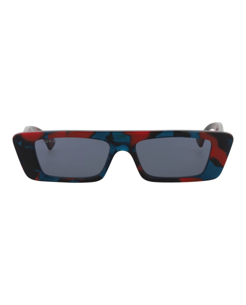 Gucci Square Rectangle Sunglasses Havana/Havana/Blue (GG1331S-30013890-007)