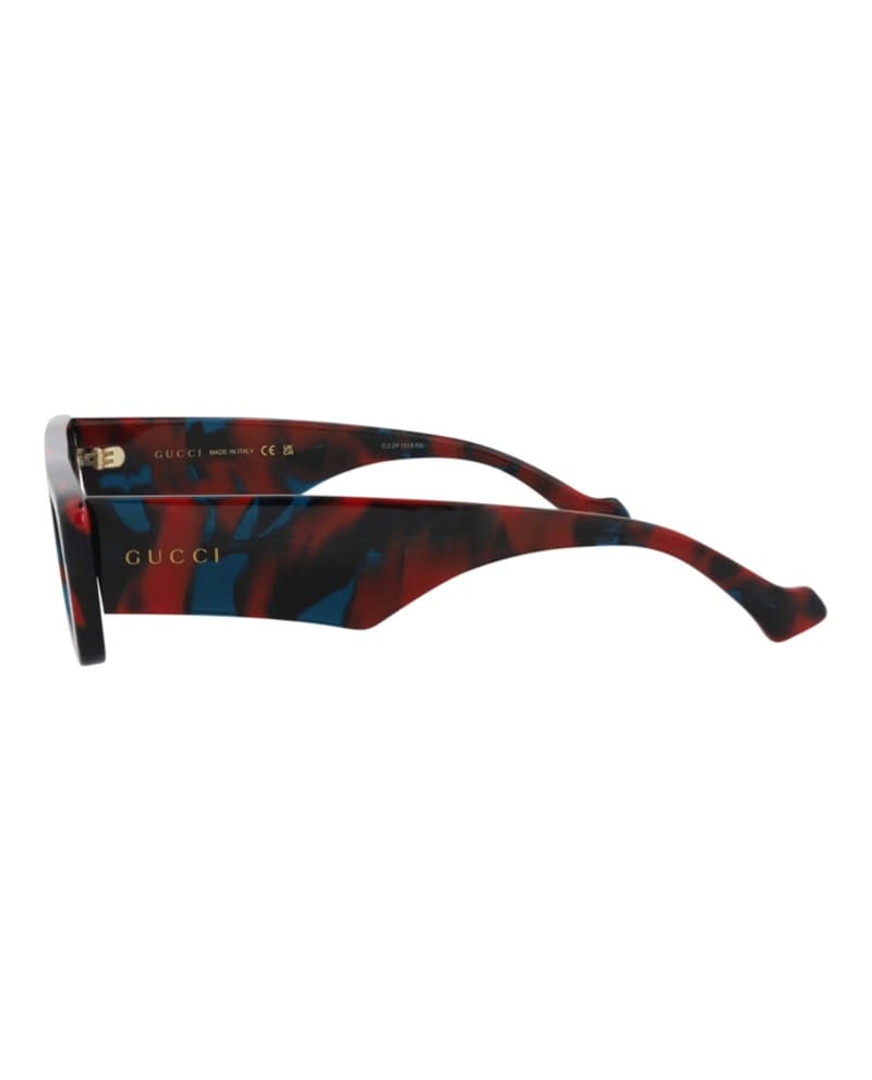 Gucci Square Rectangle Sunglasses Havana/Havana/Blue (GG1331S-30013890-007)