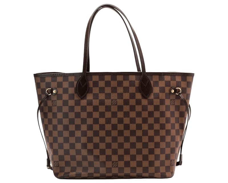 Louis Vuitton Neverfull Damier Ebene MM Cerise Lining
