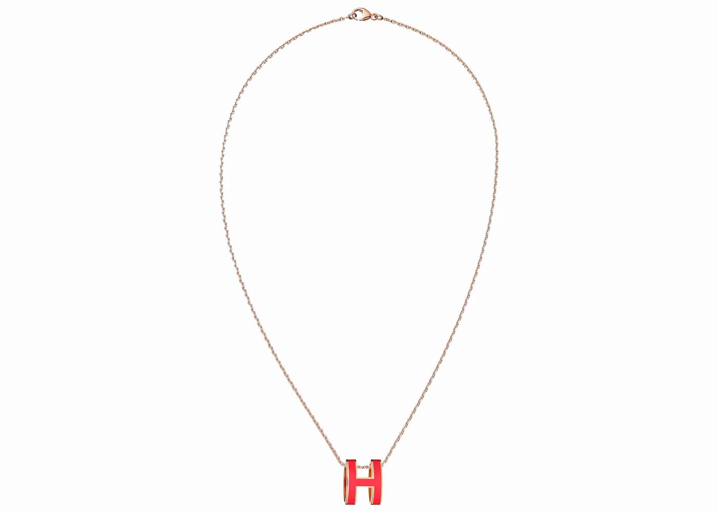 Hermes Pendant Pop H Rouge Corail