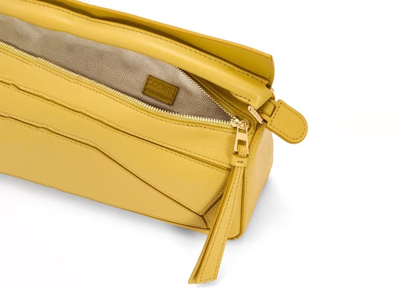 LOEWE Puzzle Bag Mini Bright Ochre