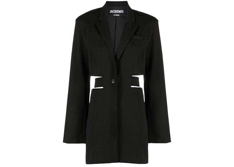 Jacquemus Bari Cut-Out Blazer Dress Black