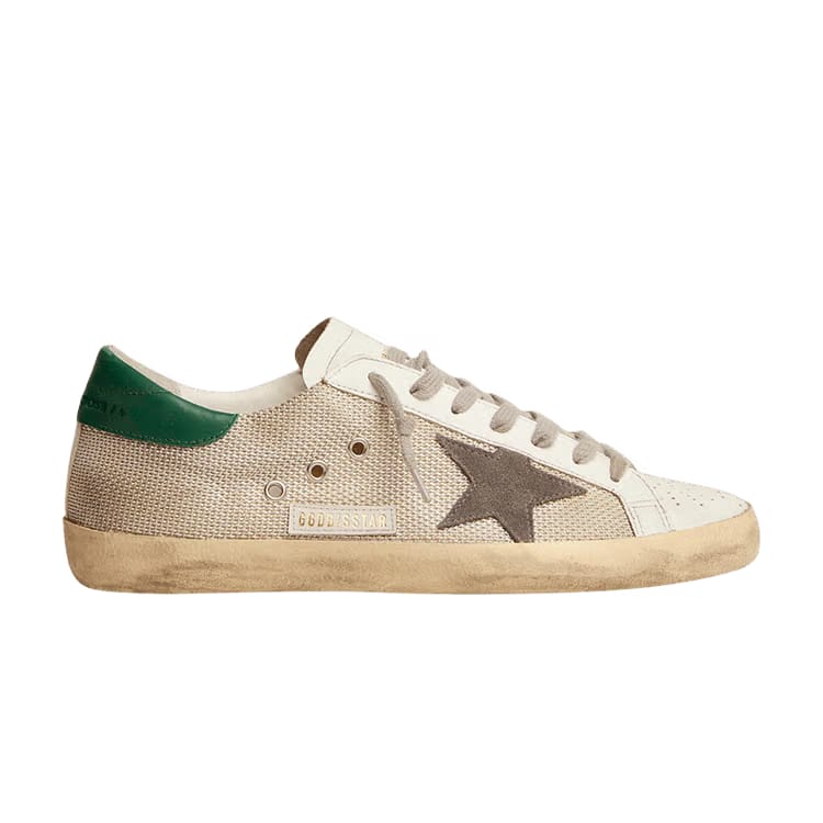 Golden Goose Superstar Light Silver Green