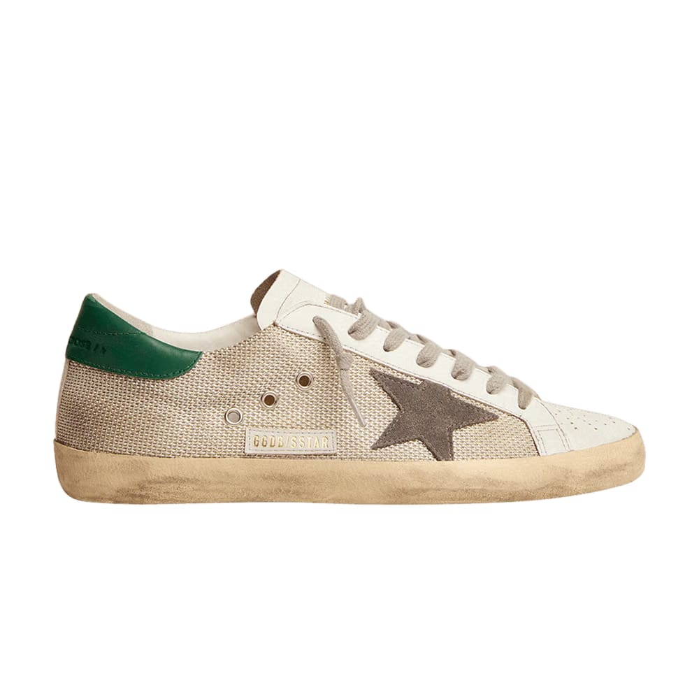 Golden Goose Superstar Light Silver Green