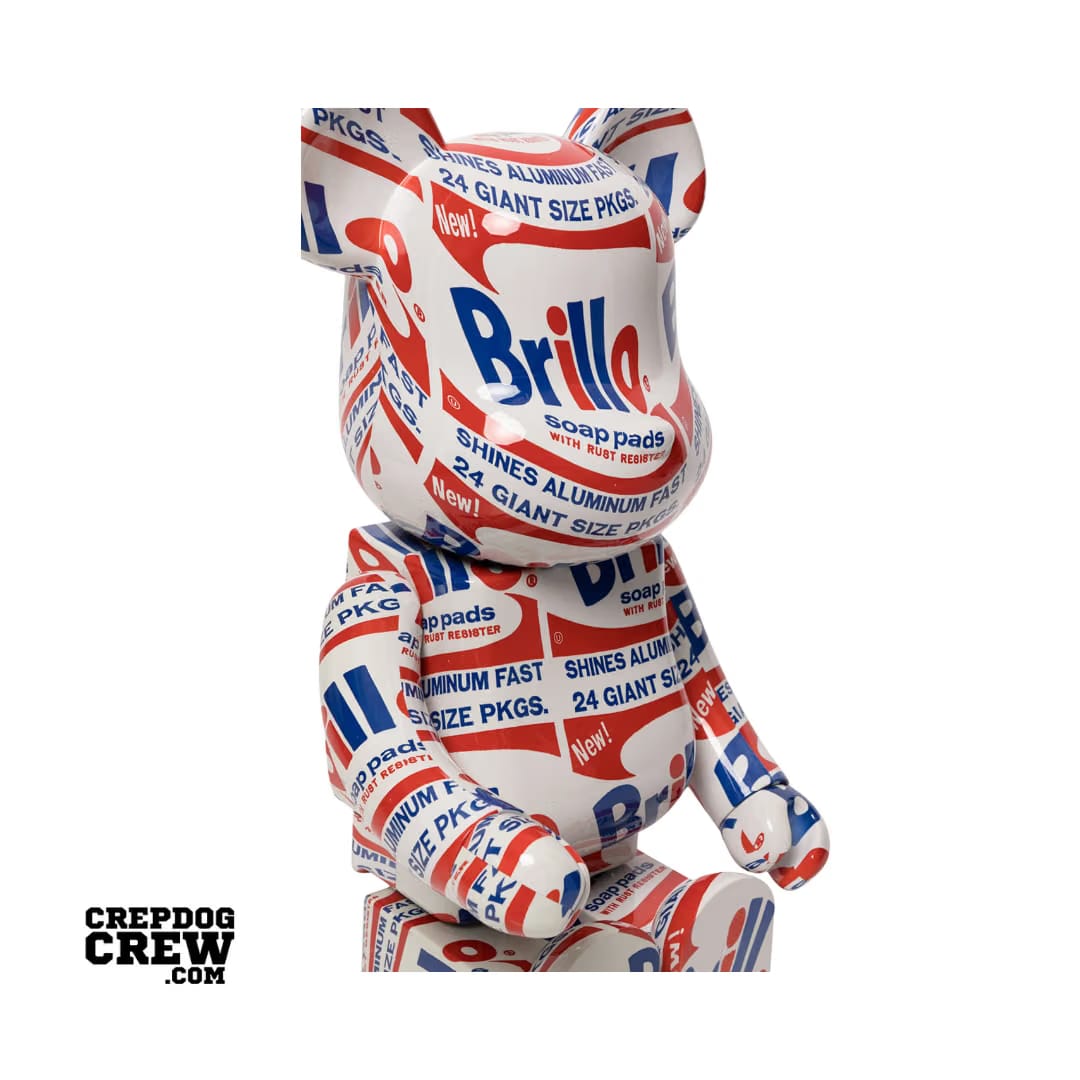 Bearbrick ANDY WARHOL Brillo 1000%