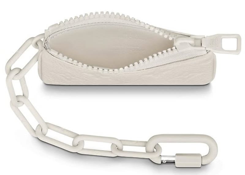 Louis Vuitton Pochette Cle Monogram Powder White