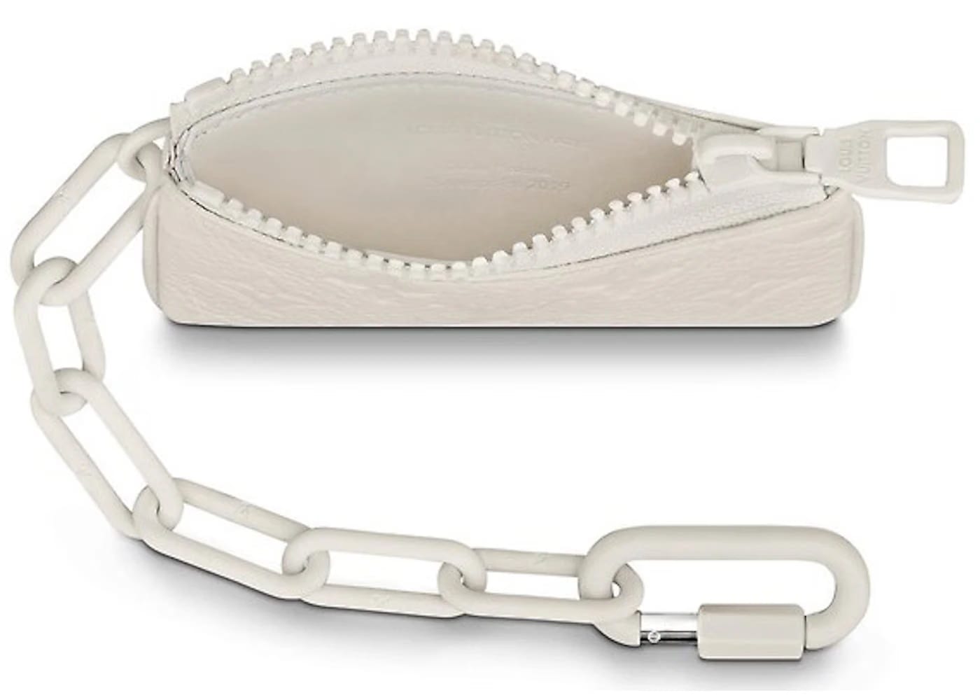 Louis Vuitton Pochette Cle Monogram Powder White