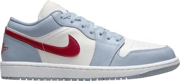 Jordan 1 Low Blue Whisper Dune Red (W)