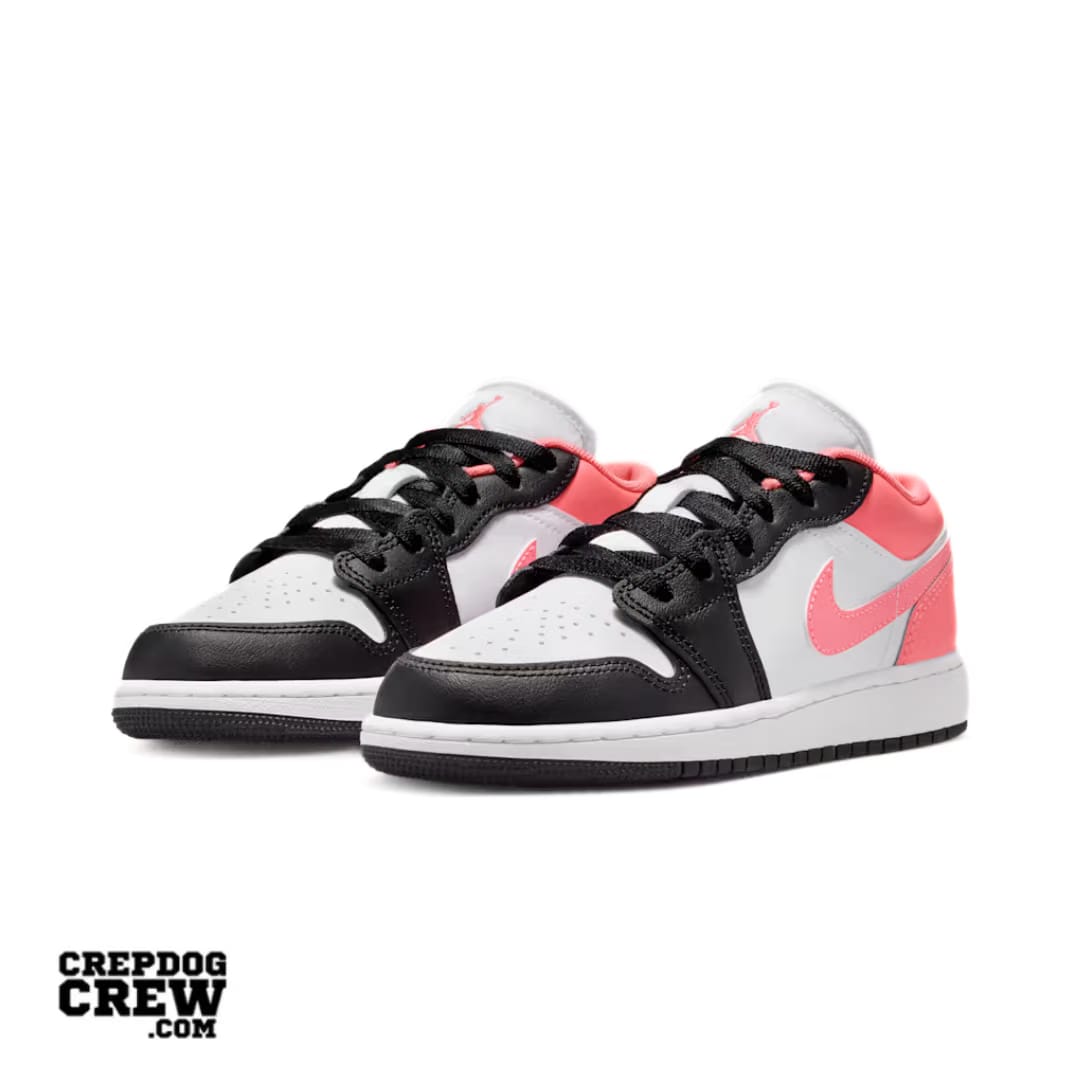 Jordan 1 Low Black Pink Gaze (GS)
