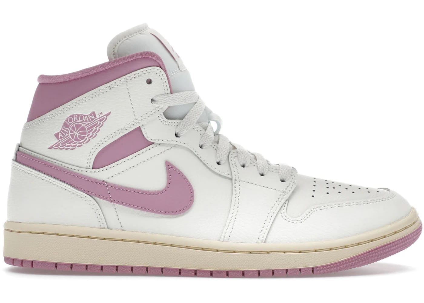 Jordan 1 Mid Sail Pink Coconut Milk (W)