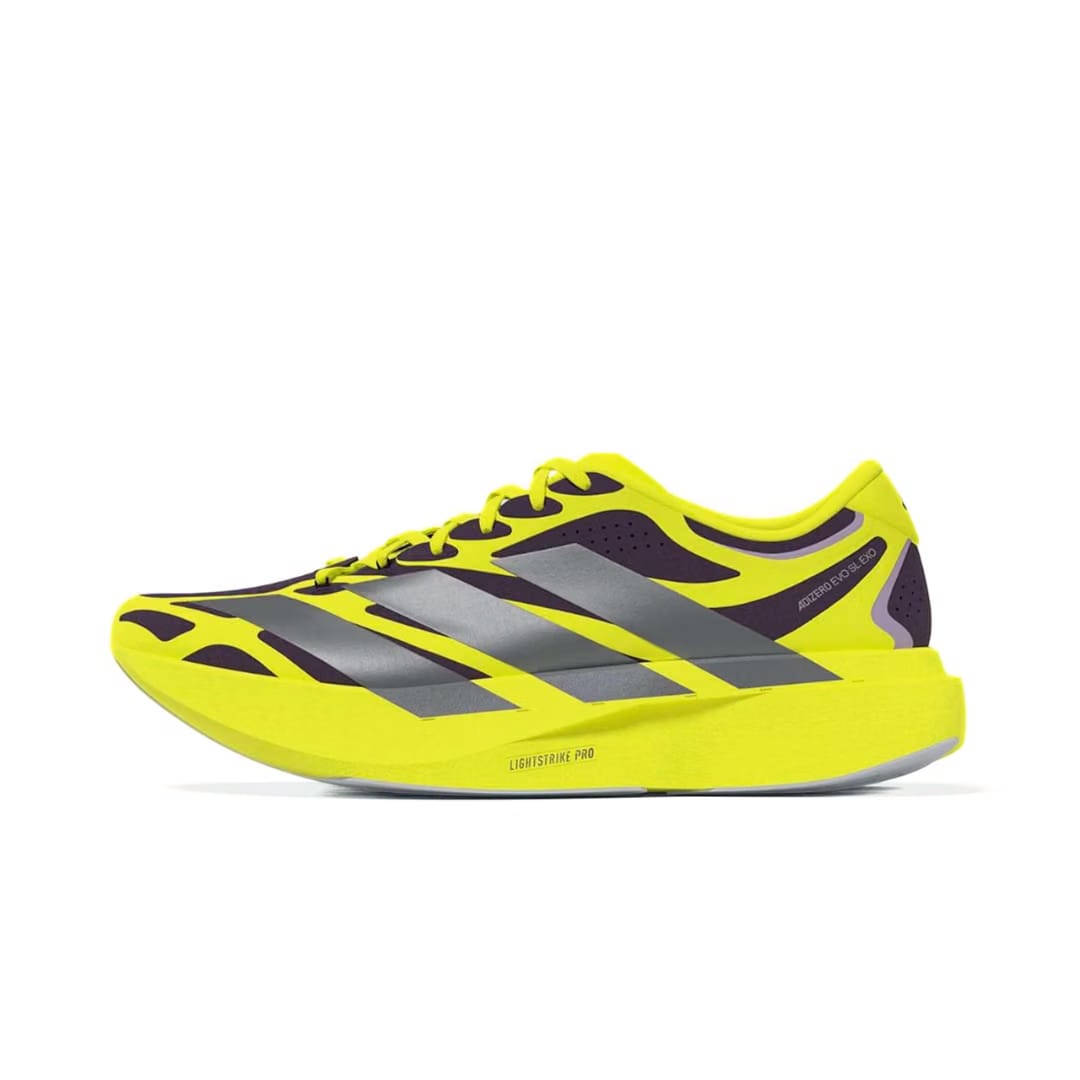 adidas Adizero Evo SL EXO Yellow Metallic Silver