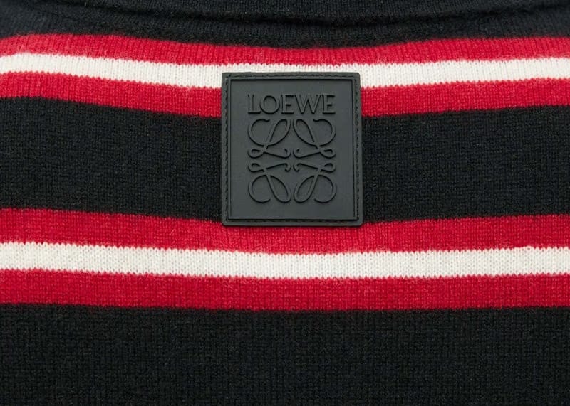 LOEWE Polo Sweater in Wool Black