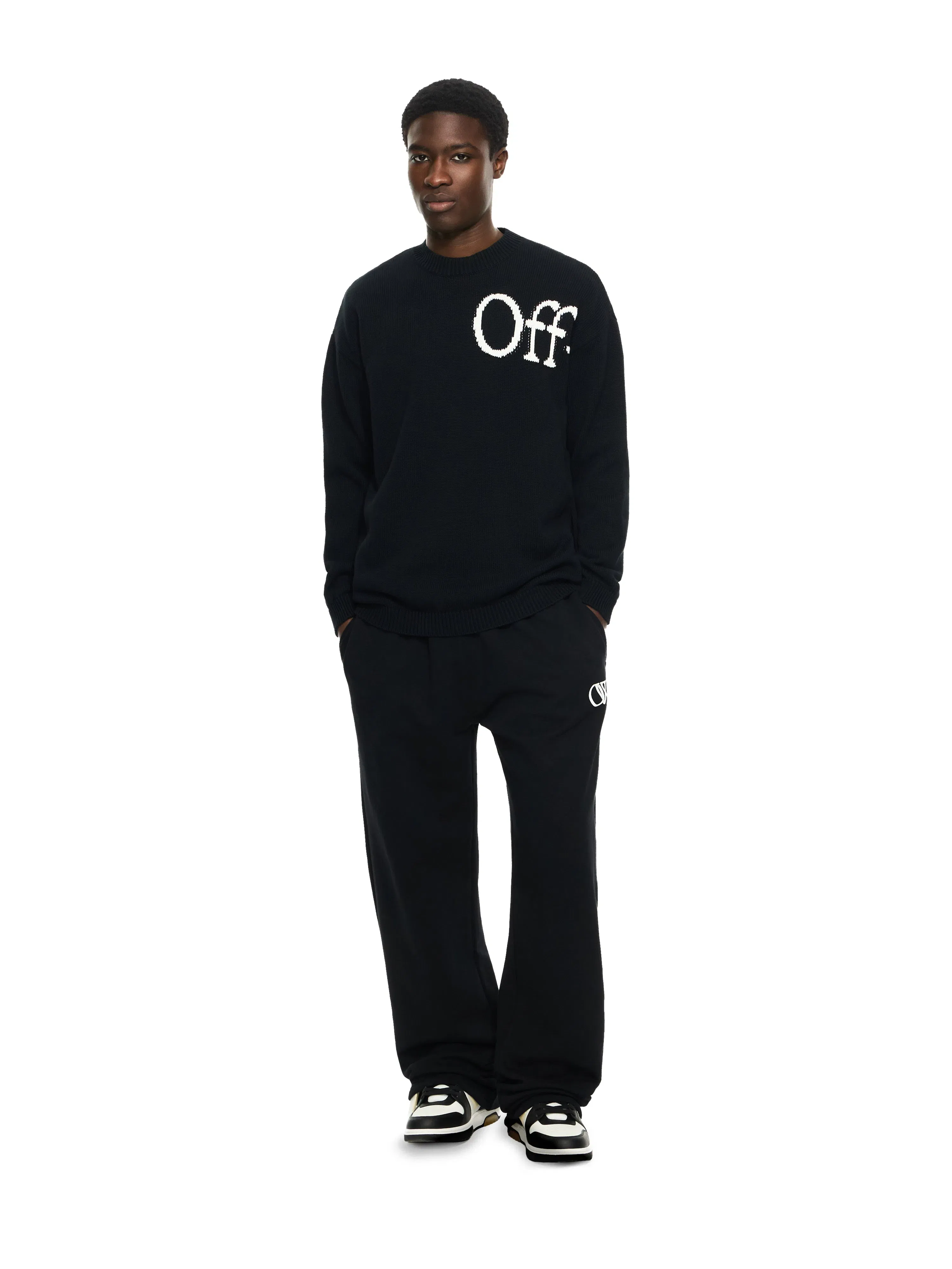 Off-White Bookish Shared Crewneck Sweater