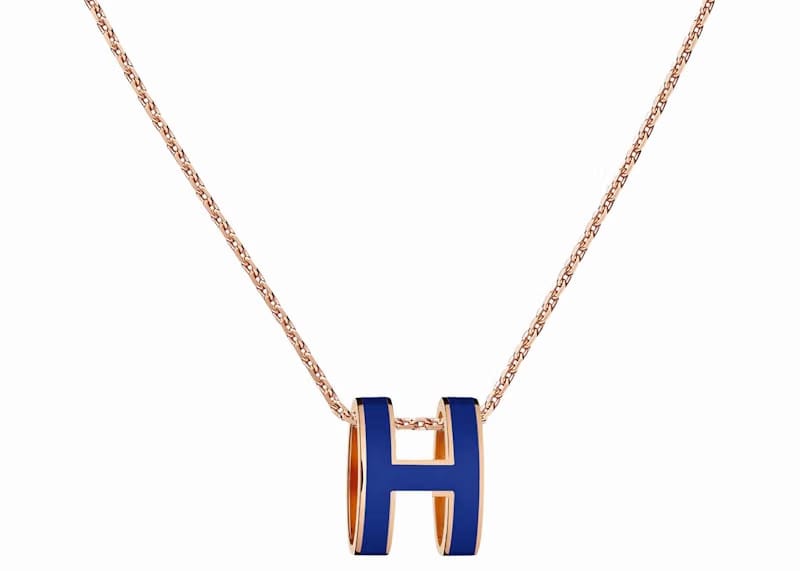 Hermes Pendant Pop H Bleu Royal