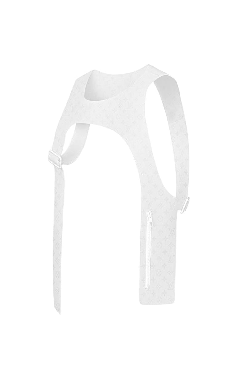 Louis Vuitton Cut Away Vest Monogram White