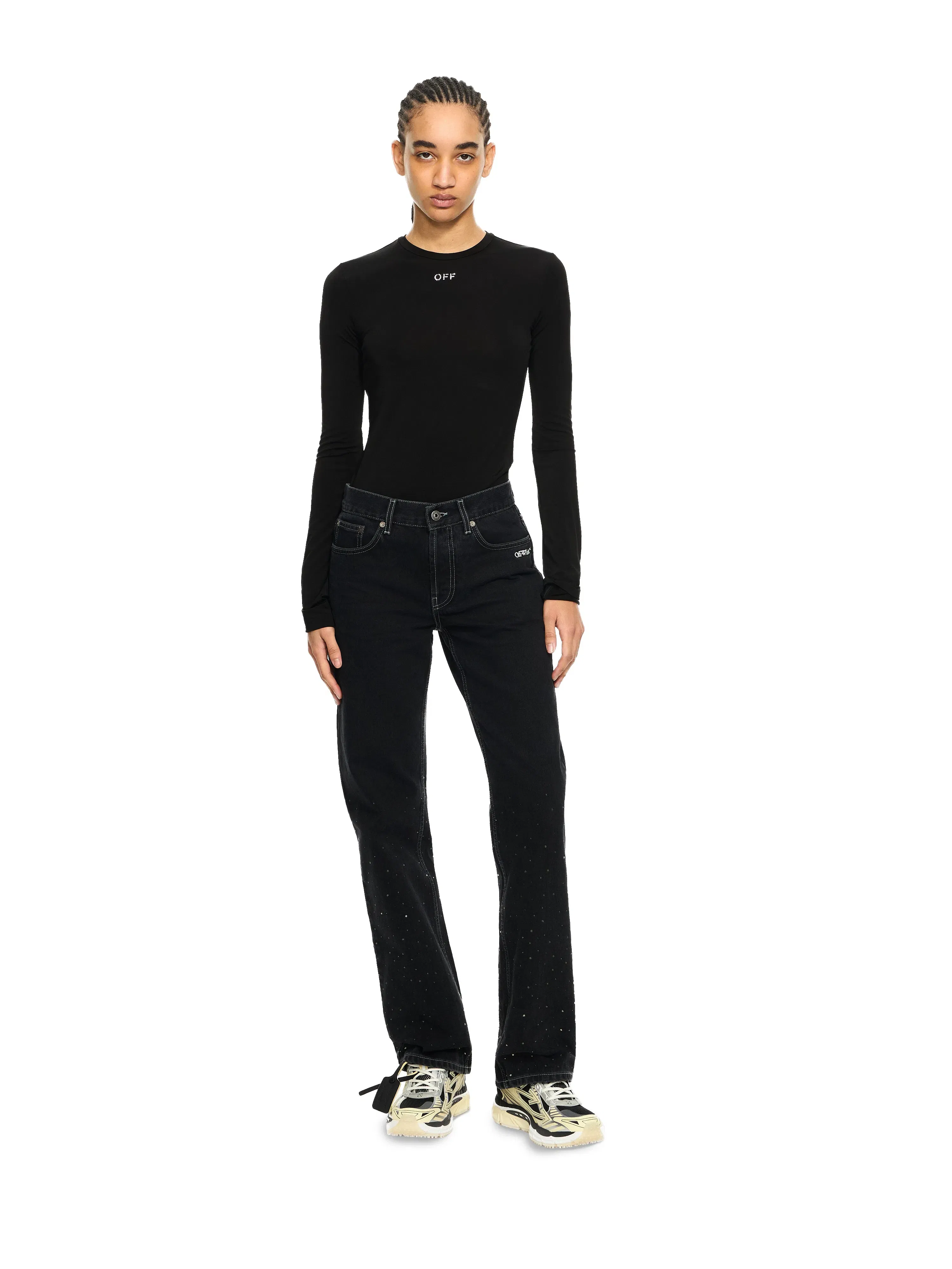 Off-White Ow x Swarovski Second Skin Crewneck