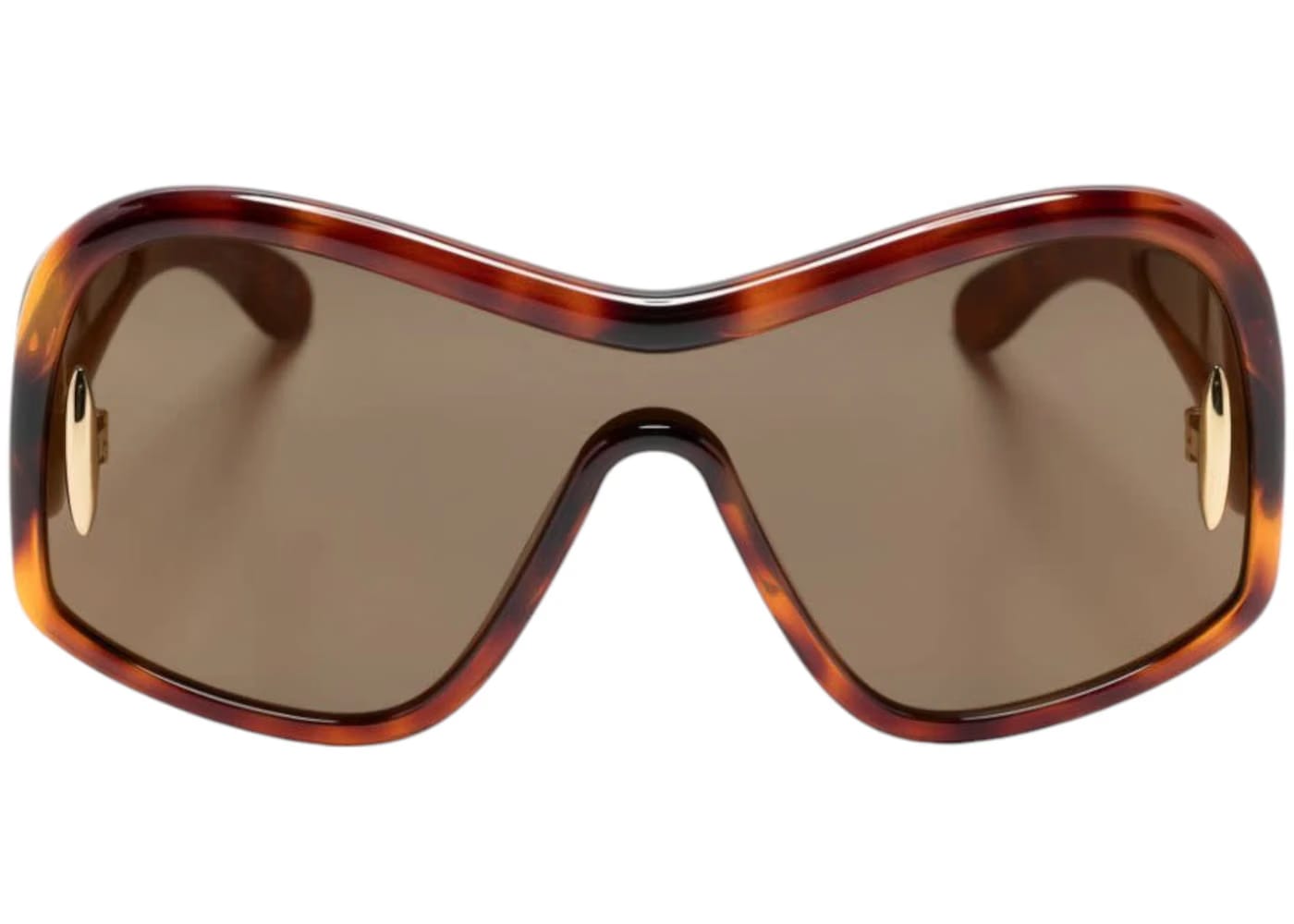 LOEWE Square Mask Sunglasses Brown Mirror (LW40131I 52G)