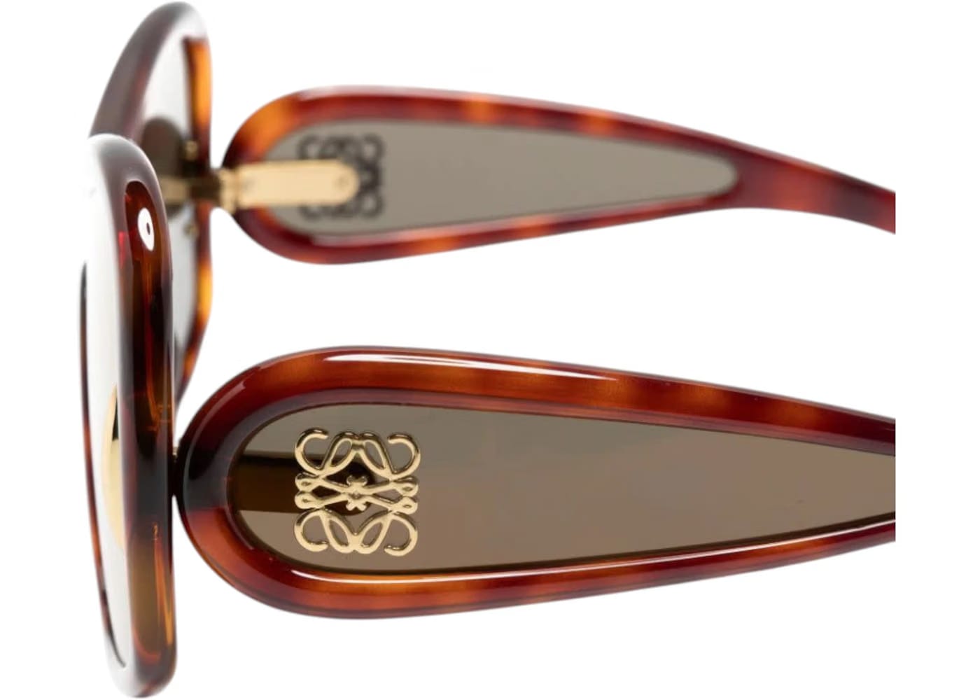 LOEWE Square Mask Sunglasses Brown Mirror (LW40131I 52G)