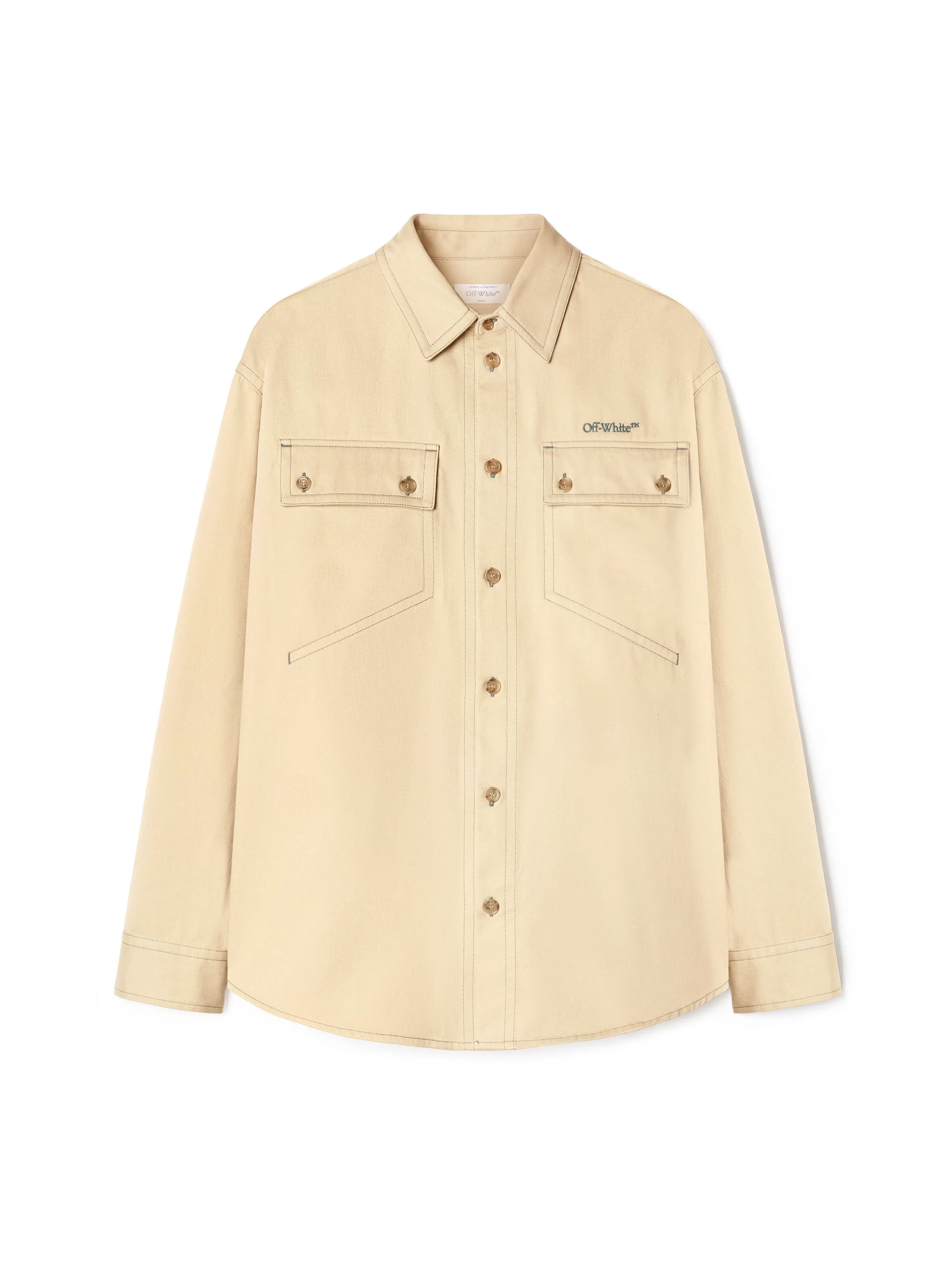 Off-White Stitch Cotgab Milit Overshir