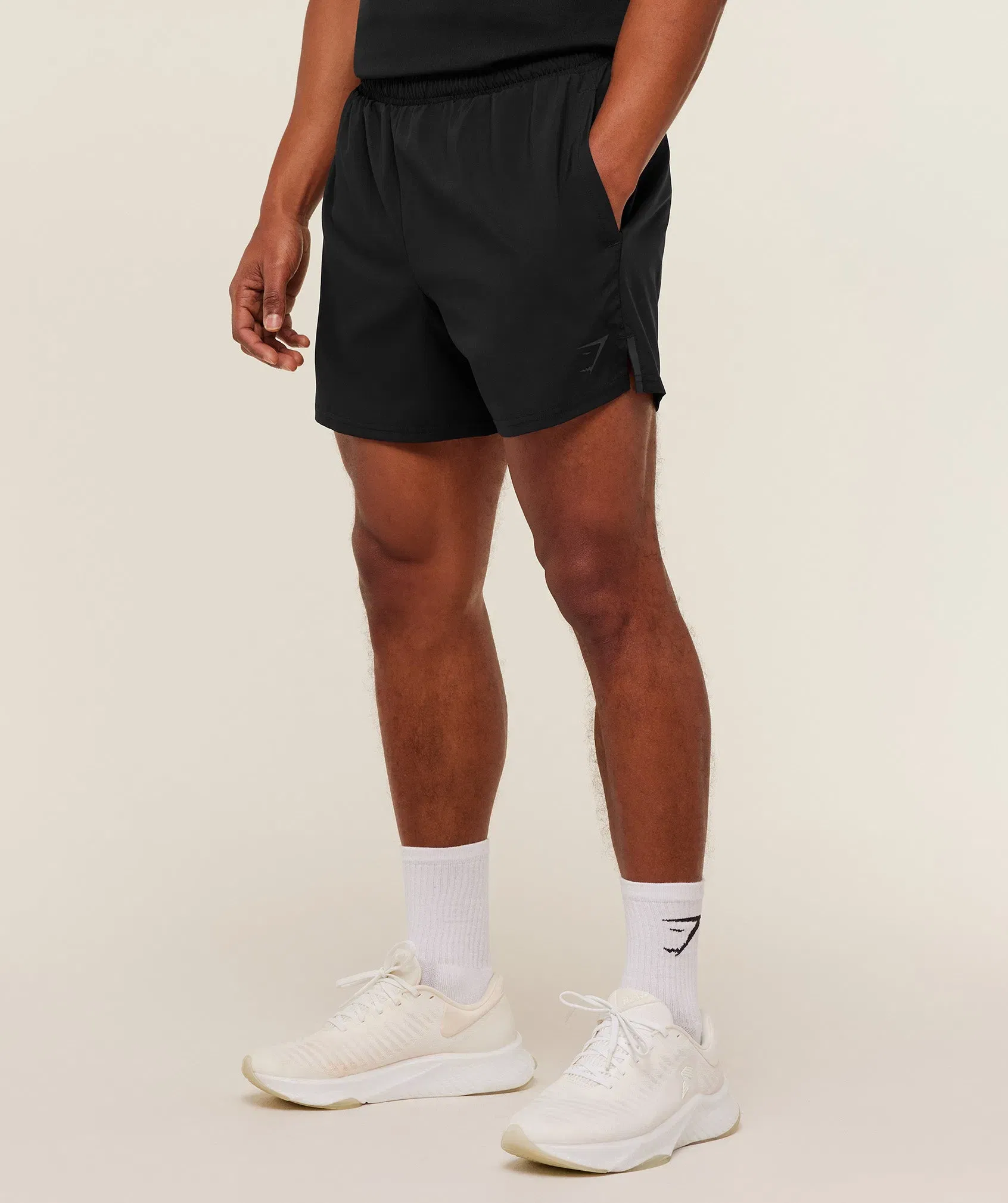 Gymshark Arrival Contrast Shorts - Black/Onyx Grey