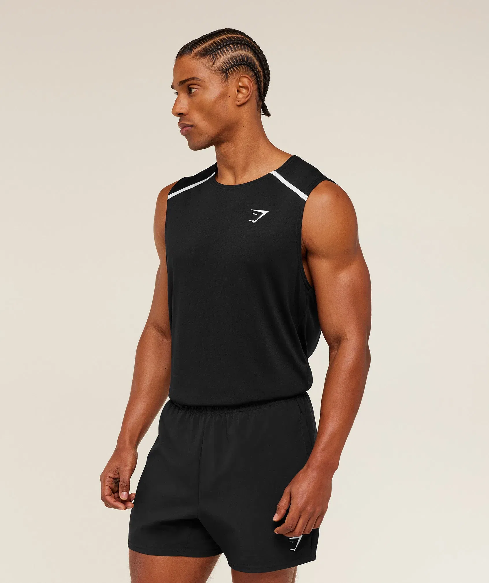 Gymshark Arrival Contrast Tank - Black