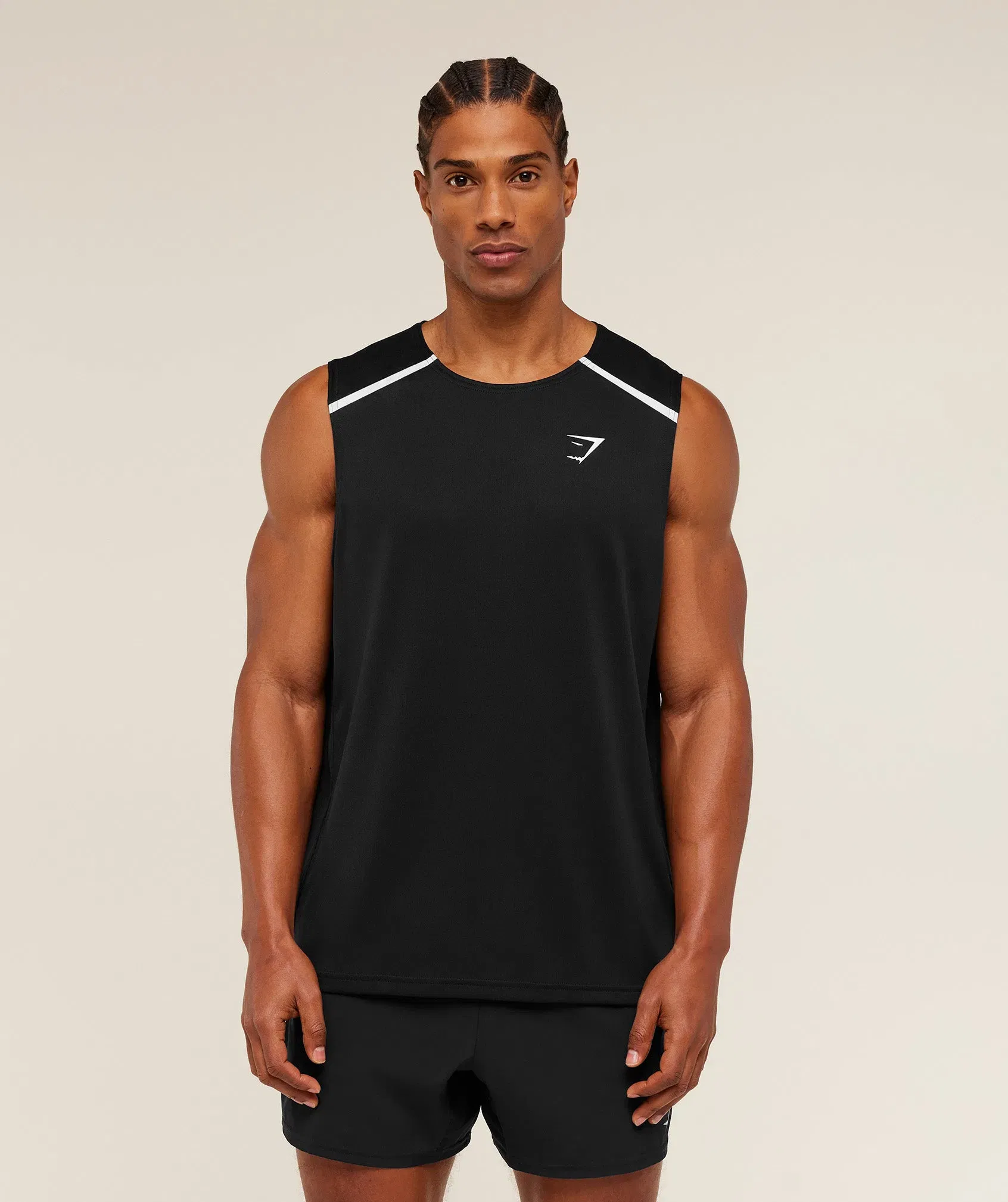 Gymshark Arrival Contrast Tank - Black