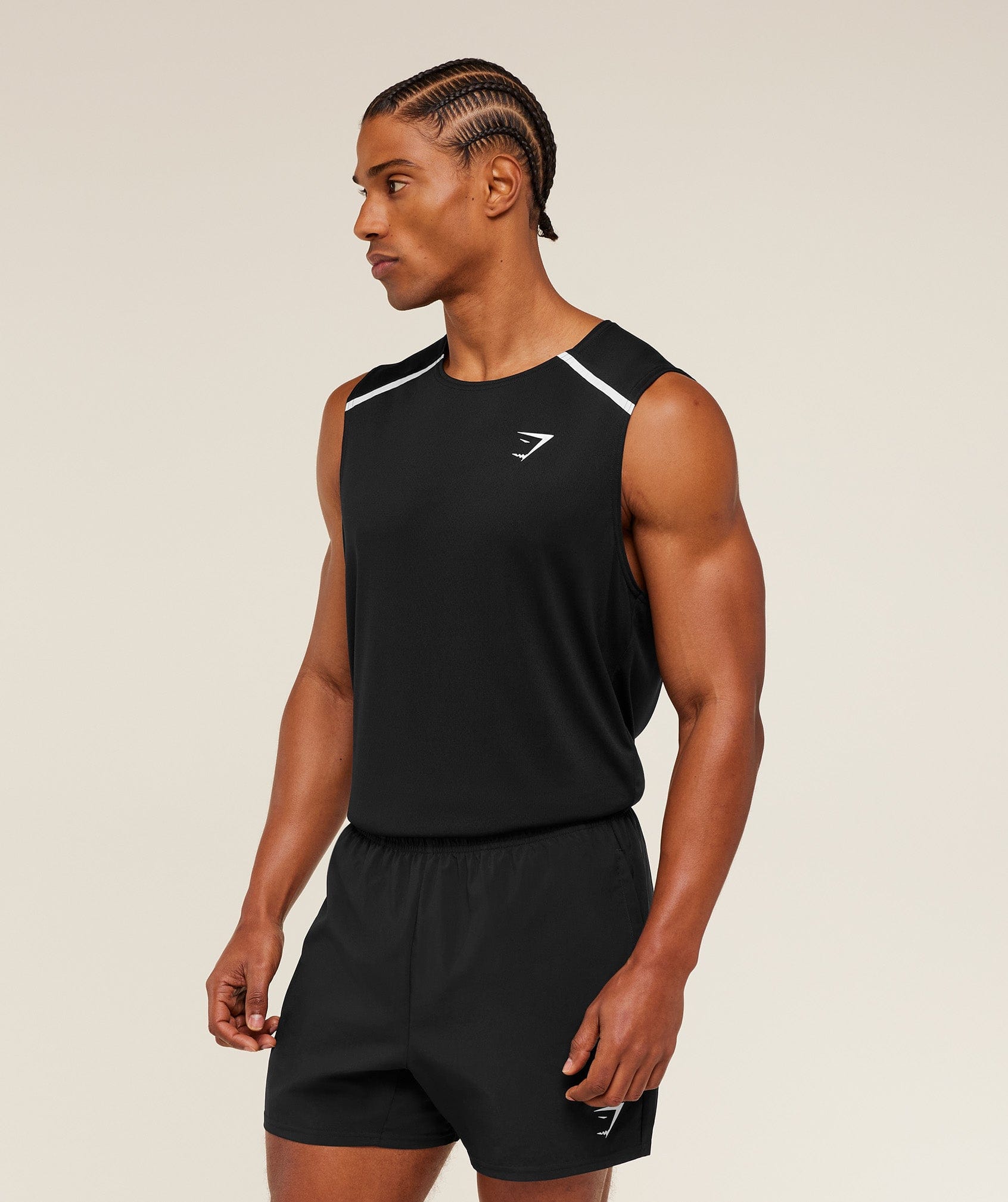 Gymshark Arrival Contrast Tank - Black