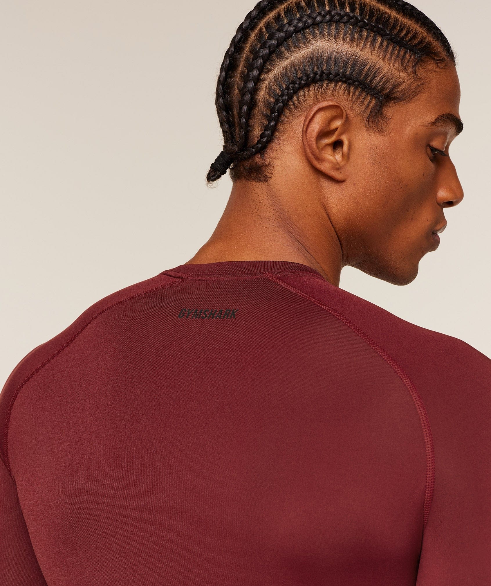 Gymshark Element Baselayer T-Shirt - Sets Red