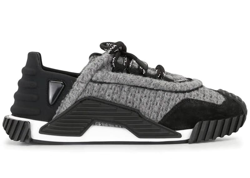 Dolce & Gabbana NS1 Low Top Black Grey (Women's)